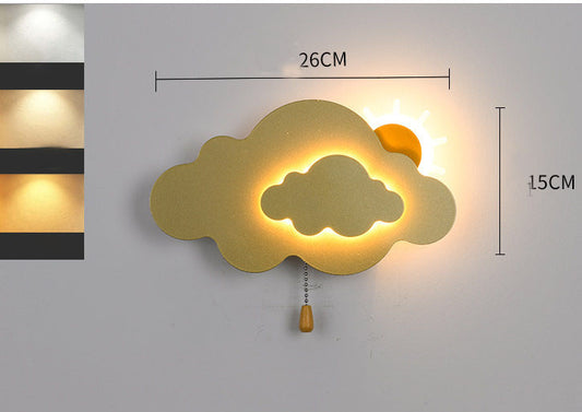 Cloud Shape Kids Wall LED Lamp
