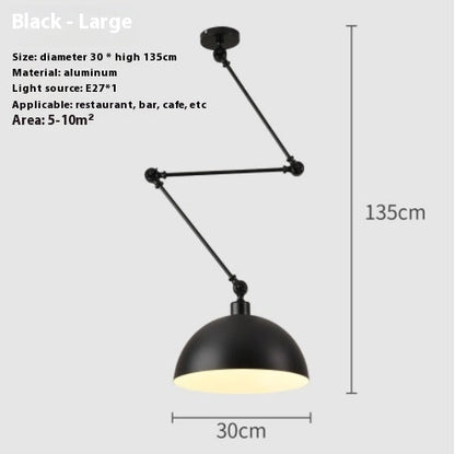 Adjustable Nordic Minimalist Drop Pendant Light
