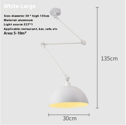 Adjustable Nordic Minimalist Drop Pendant Light