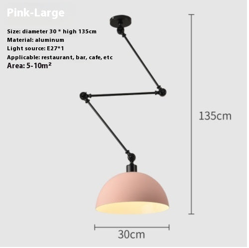 Adjustable Nordic Minimalist Drop Pendant Light