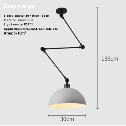 Adjustable Nordic Minimalist Drop Pendant Light