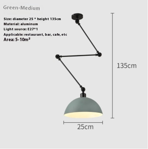 Adjustable Nordic Minimalist Drop Pendant Light