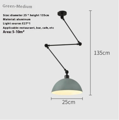 Adjustable Nordic Minimalist Drop Pendant Light