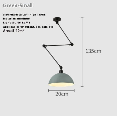 Adjustable Nordic Minimalist Drop Pendant Light