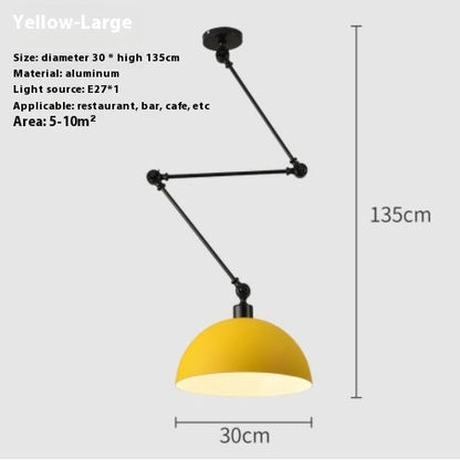 Adjustable Nordic Minimalist Drop Pendant Light