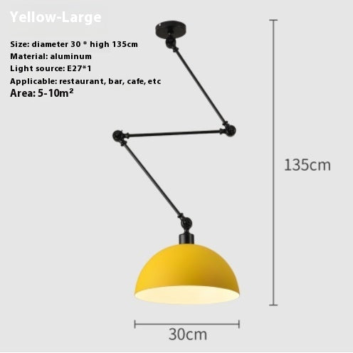 Adjustable Nordic Minimalist Drop Pendant Light
