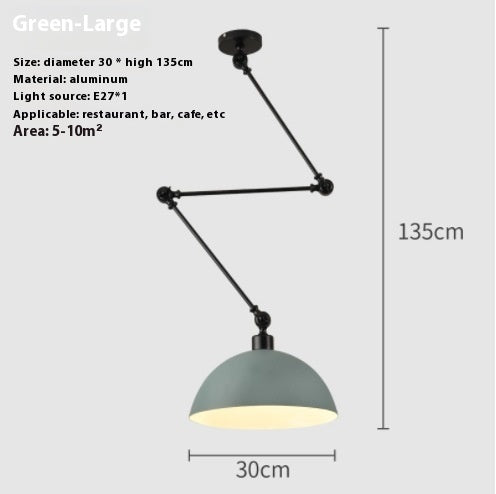 Adjustable Nordic Minimalist Drop Pendant Light