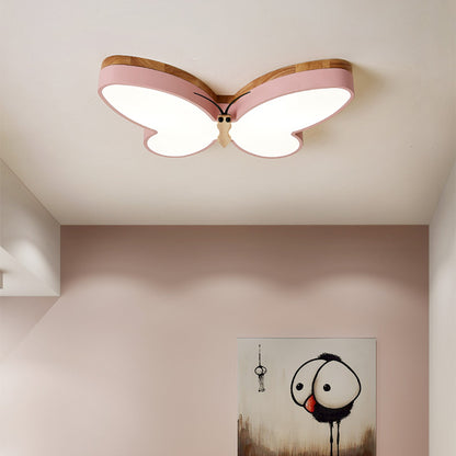 Butterfly Shape LED Ceiling Light Fixture / White / 50cm / Tricolor dimming