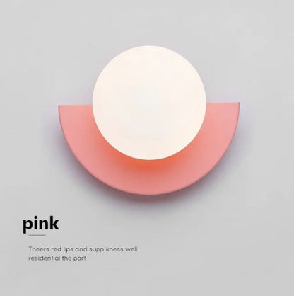 Color Accent Modern Wall Light Fixture