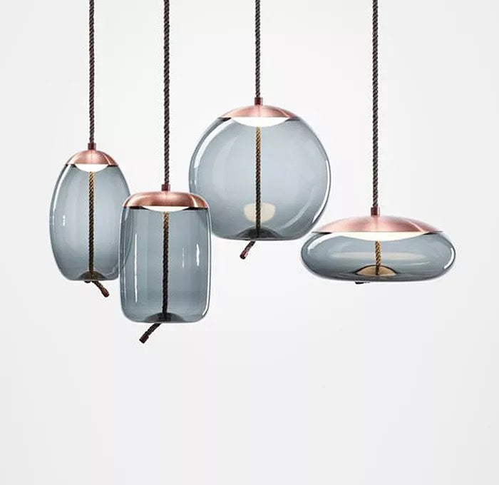 Contemporary Glass Pendant Chandelier Collection