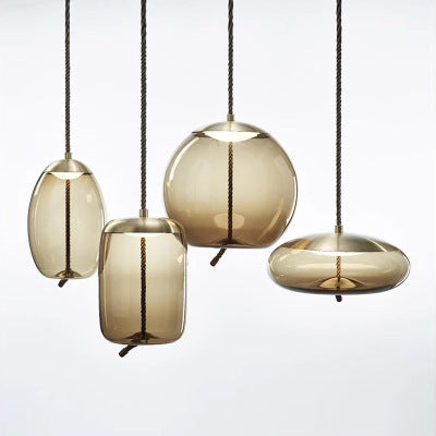 Contemporary Glass Pendant Chandelier Collection