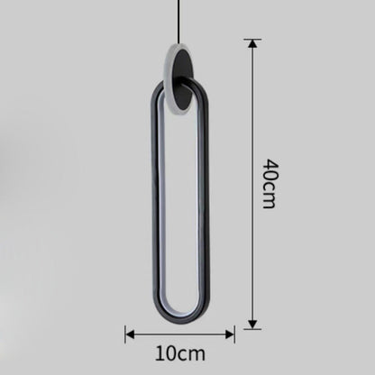 Double Ring LED Pendant Ceiling Light