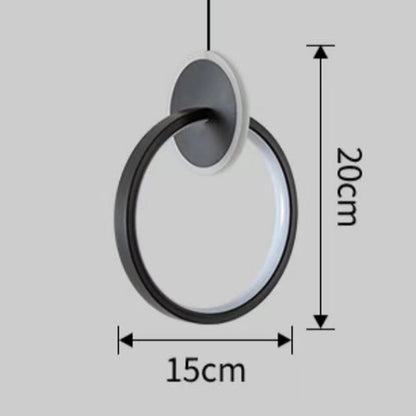 Double Ring LED Pendant Ceiling Light