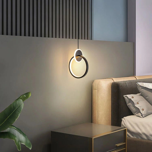 Double Ring LED Pendant Ceiling Light