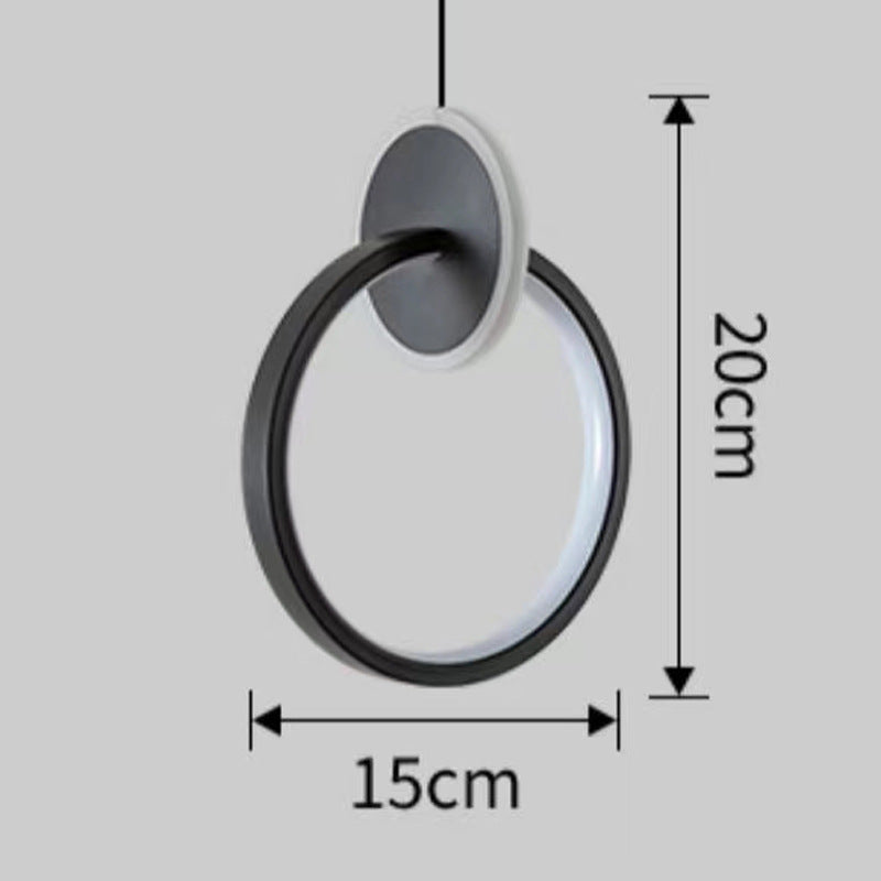 Double Ring LED Pendant Ceiling Light