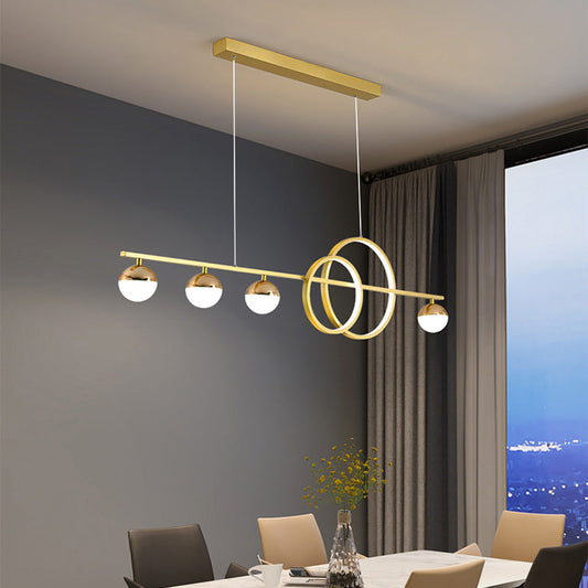 Linear LED Dining Pendant Light Bar Fixture