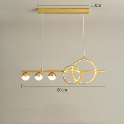 Linear LED Dining Pendant Light Bar Fixture