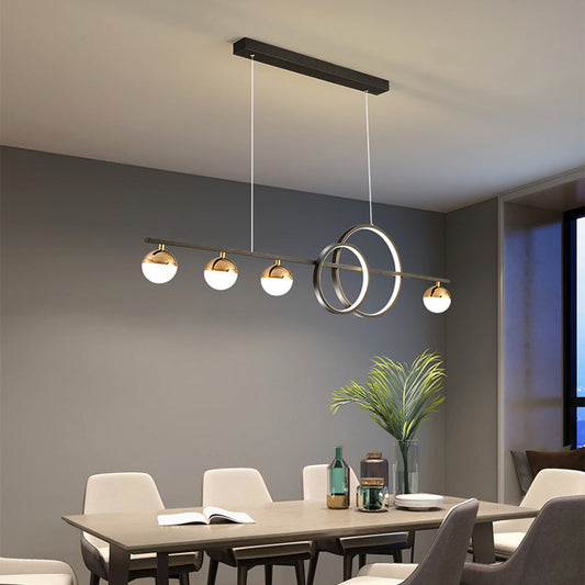 Linear LED Dining Pendant Light Bar Fixture