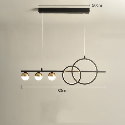 Linear LED Dining Pendant Light Bar Fixture