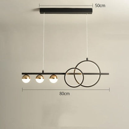 Linear LED Dining Pendant Light Bar Fixture