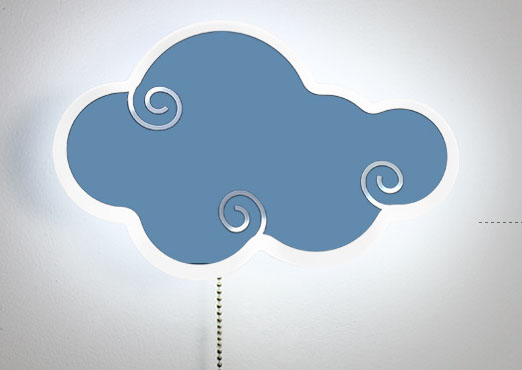 Modern Cloud Shape LED Wall Ceiling Lamp