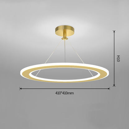 Modern Halo Ring LED Ceiling Pendant