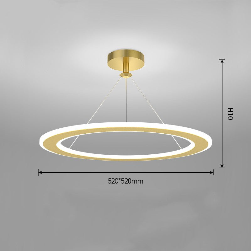 Modern Halo Ring LED Ceiling Pendant