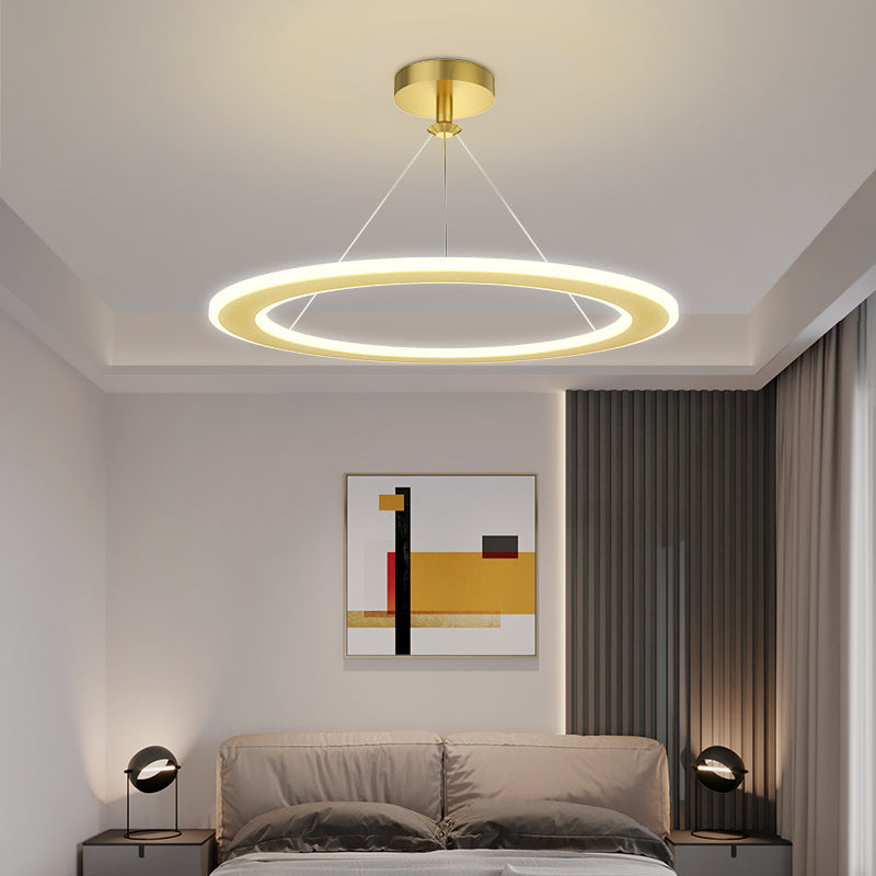 Modern Halo Ring LED Ceiling Pendant