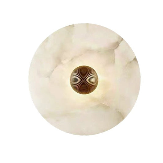 Modern Marble Disc Wall Sconce Light