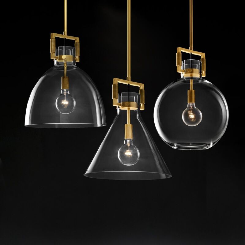 Modern Nordic Glass Pendant Chandelier