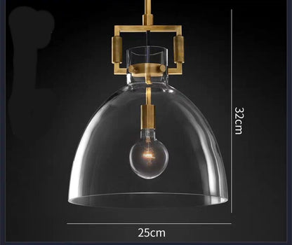 Modern Nordic Glass Pendant Chandelier