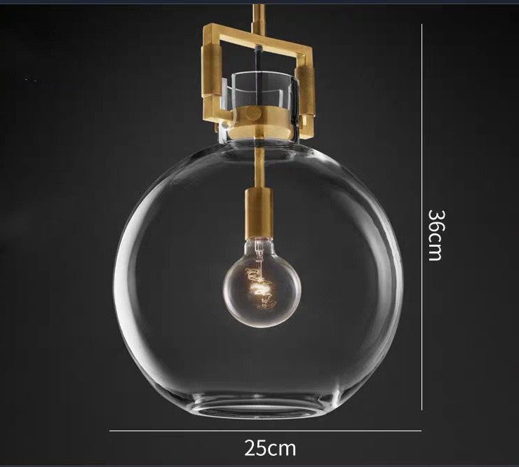 Modern Nordic Glass Pendant Chandelier