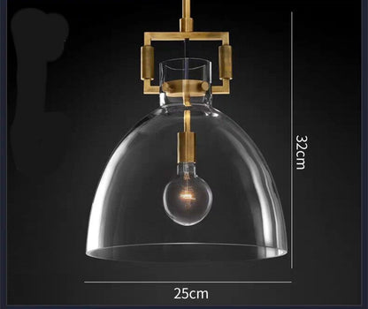 Modern Nordic Glass Pendant Chandelier