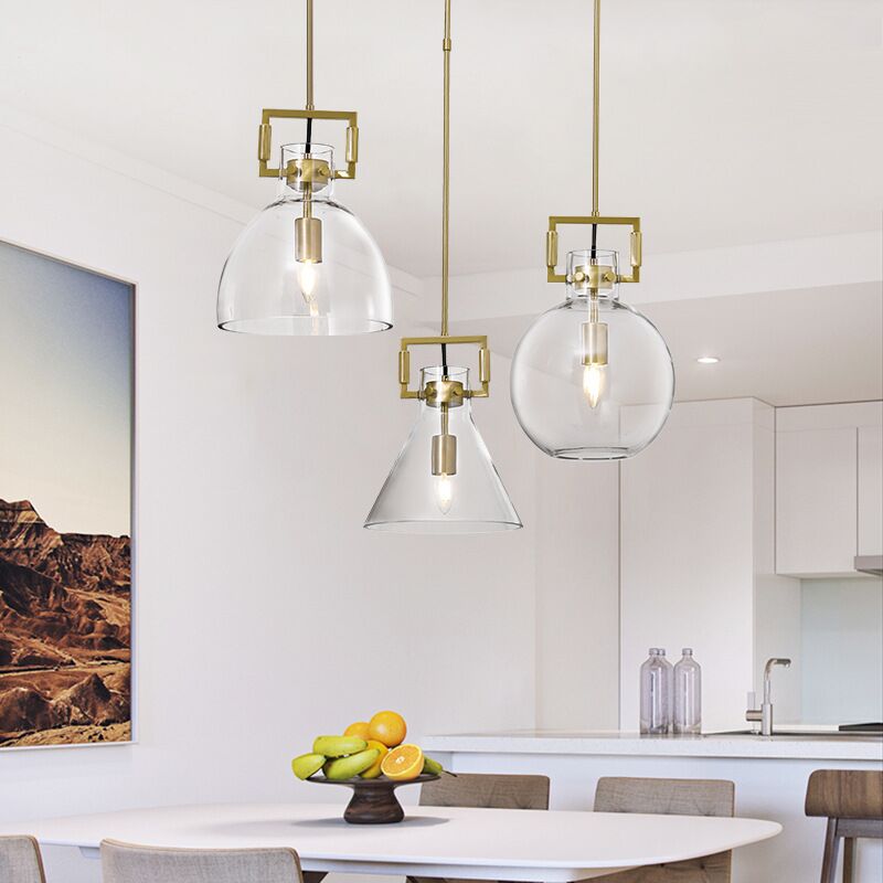 Modern Nordic Glass Pendant Chandelier