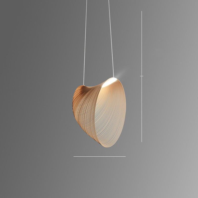 Nordic Linear Wood Beam LED Pendant Light