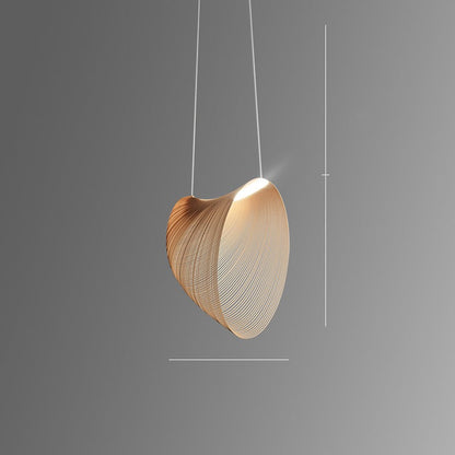 Nordic Linear Wood Beam LED Pendant Light