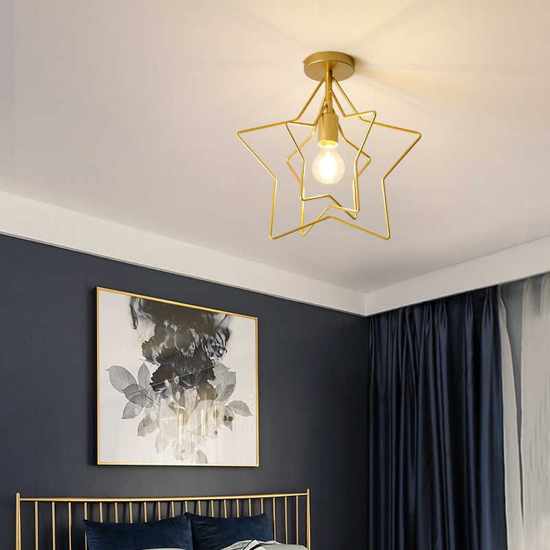 Nordic Star Shape Ceiling Light Fixture