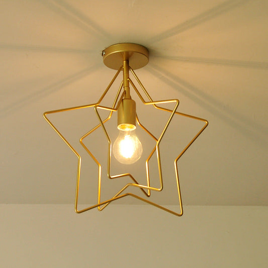 Nordic Star Shape Ceiling Light Fixture