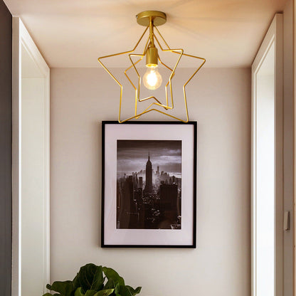 Nordic Star Shape Ceiling Light Fixture