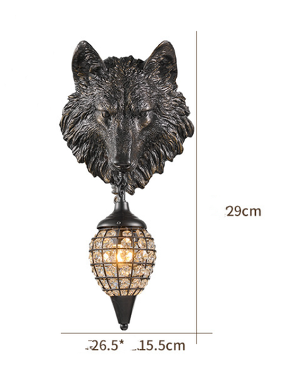 Rustic Heritage Resin Wall Sconce Light